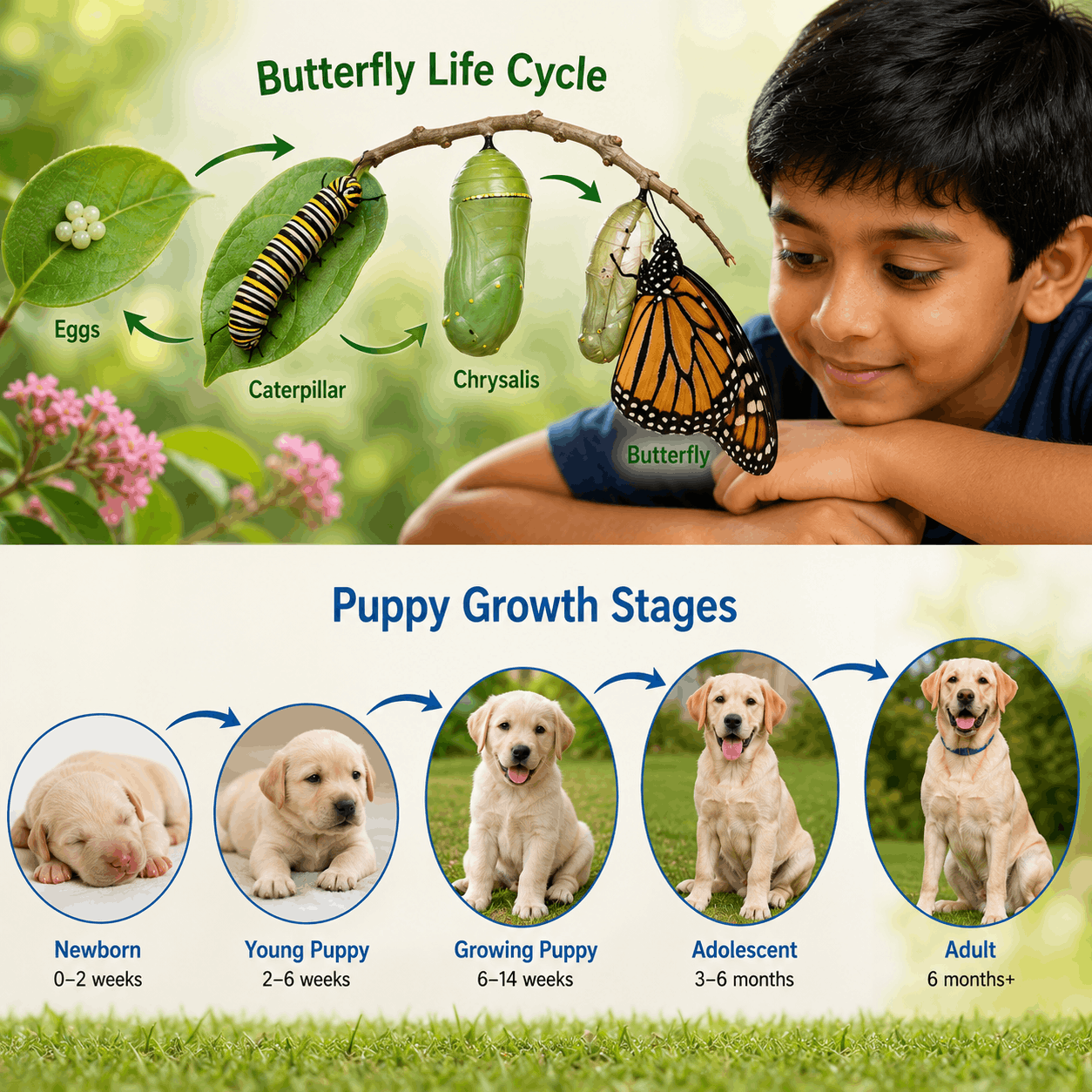 Animal Life Cycles and Growth
