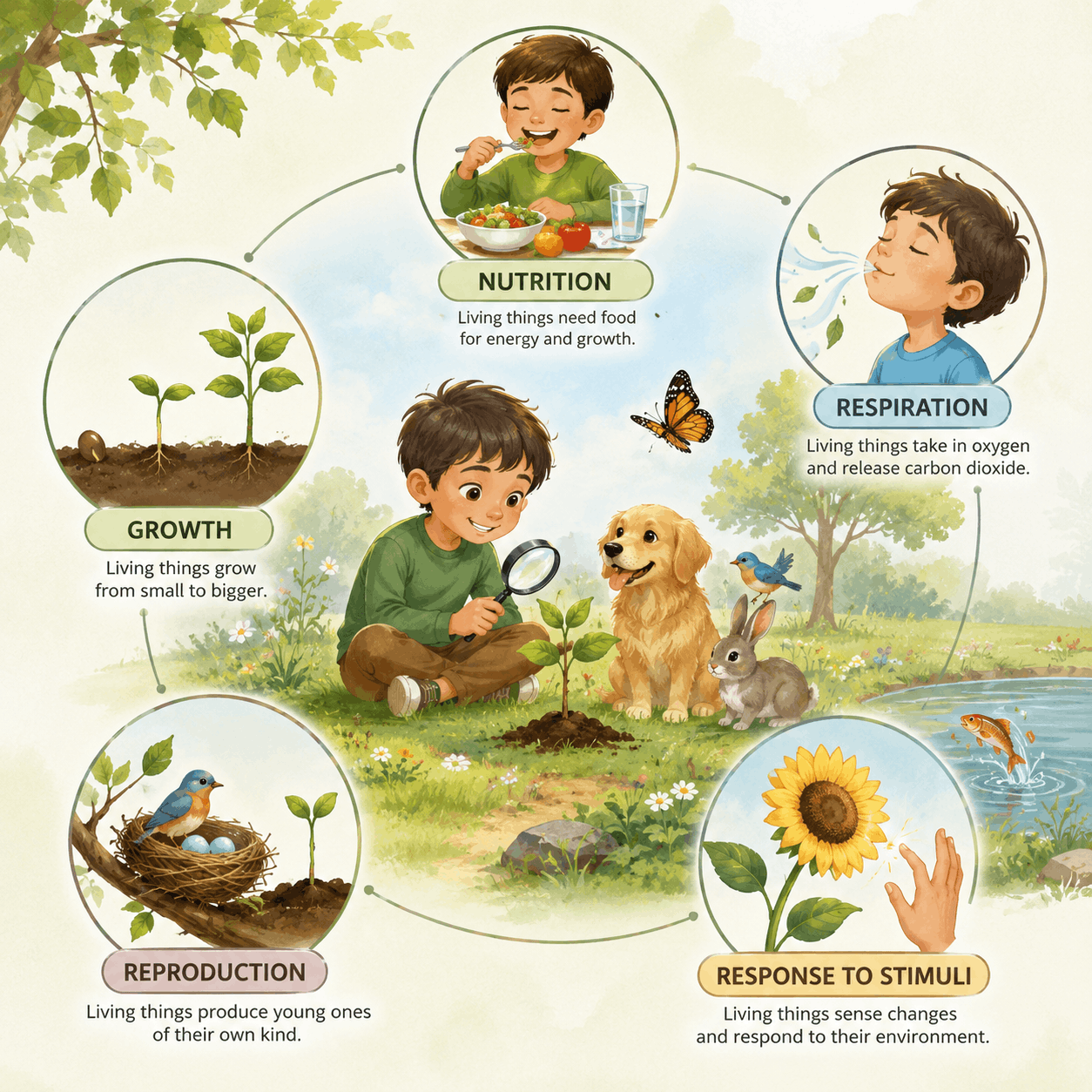 Life Processes Common to All Living Things