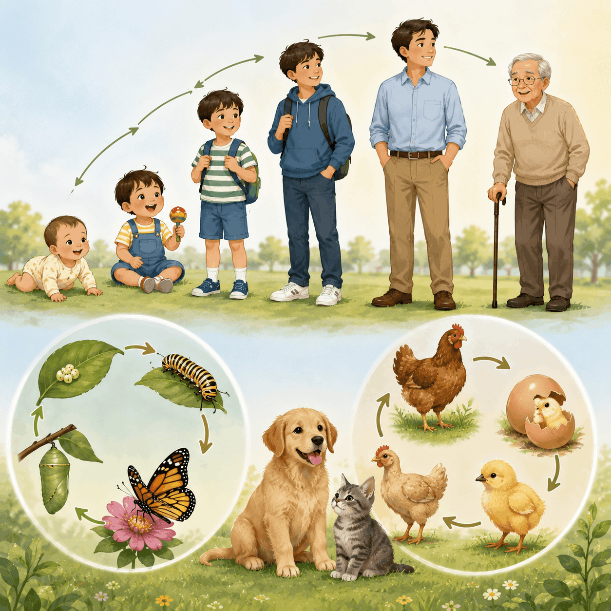Growth and Development in Animals and Humans