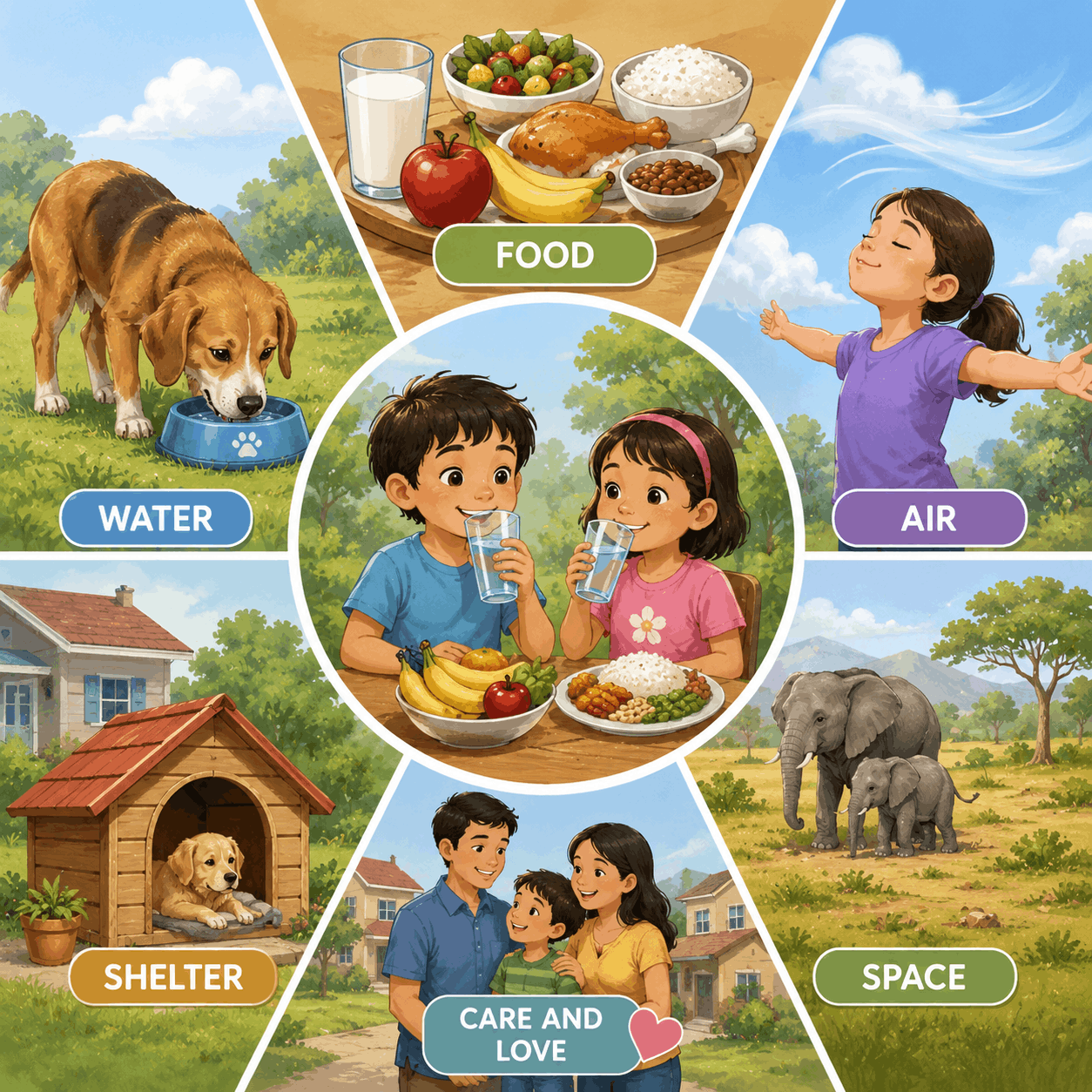 Basic Needs of Animals and Humans