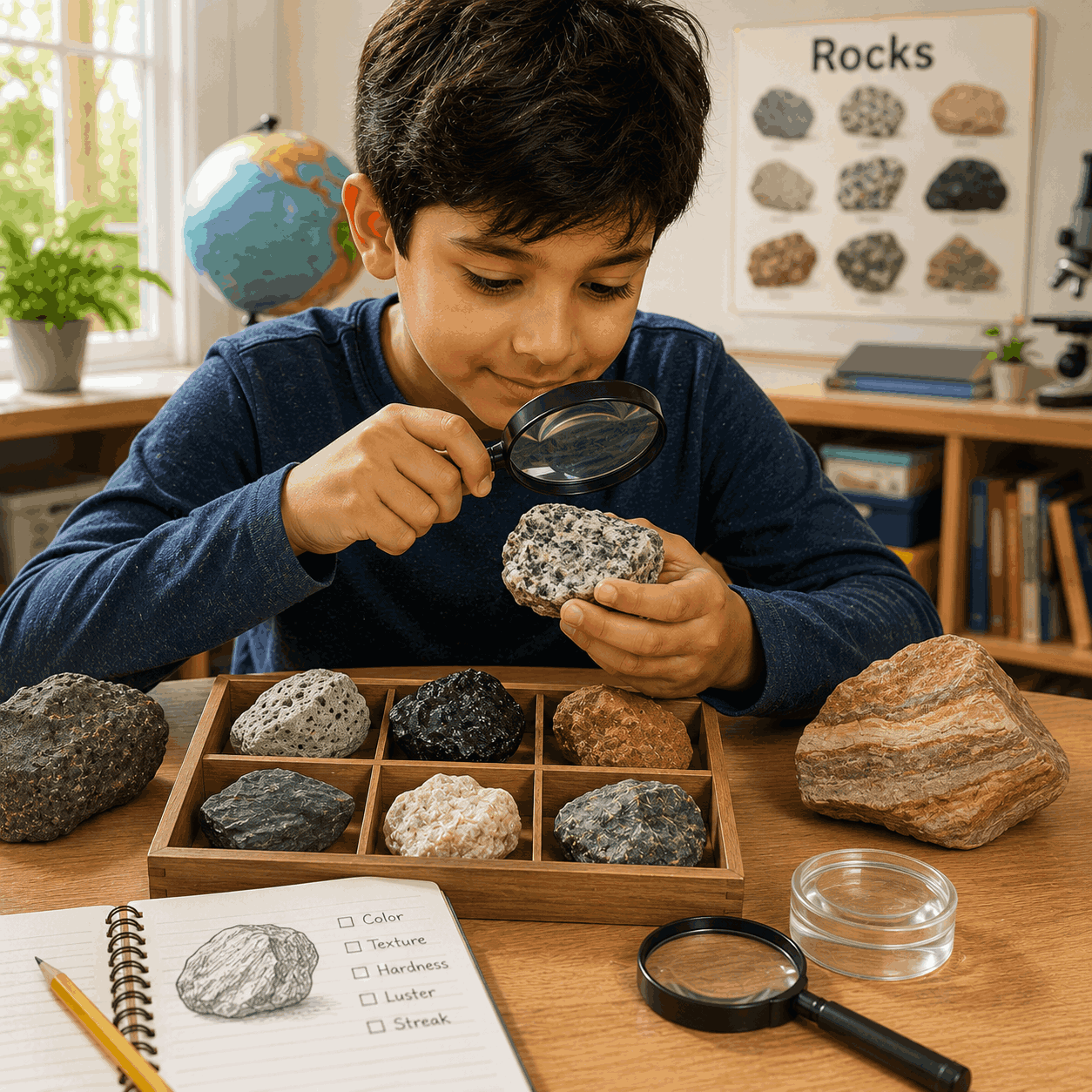Appearance and Physical Properties of Rocks