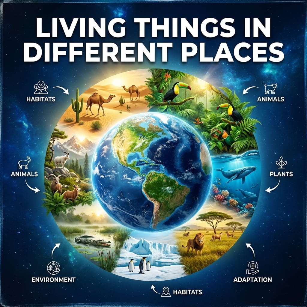 Living Things in Different Places