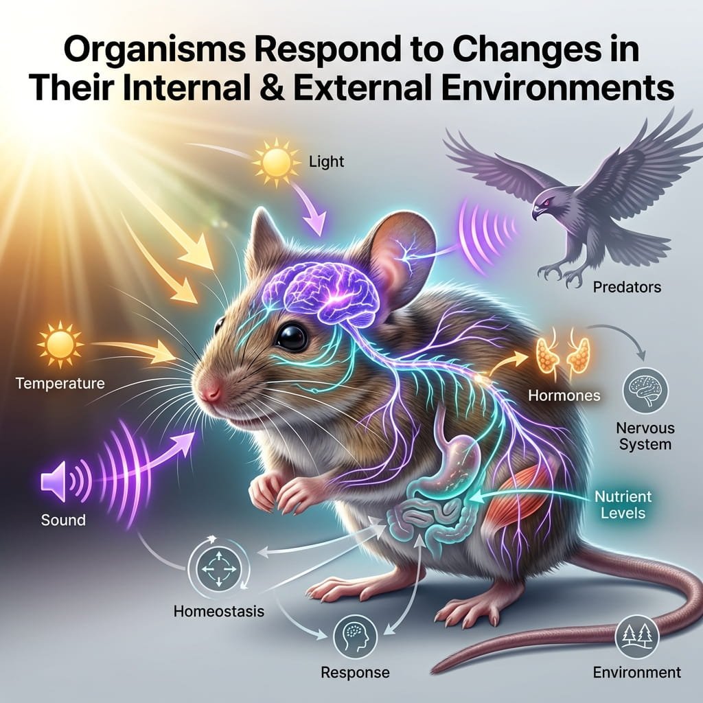 Organisms Respond to Changes in Their Internal and External Environments