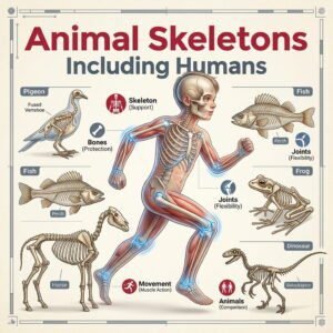 Animal Skeletons Including Humans