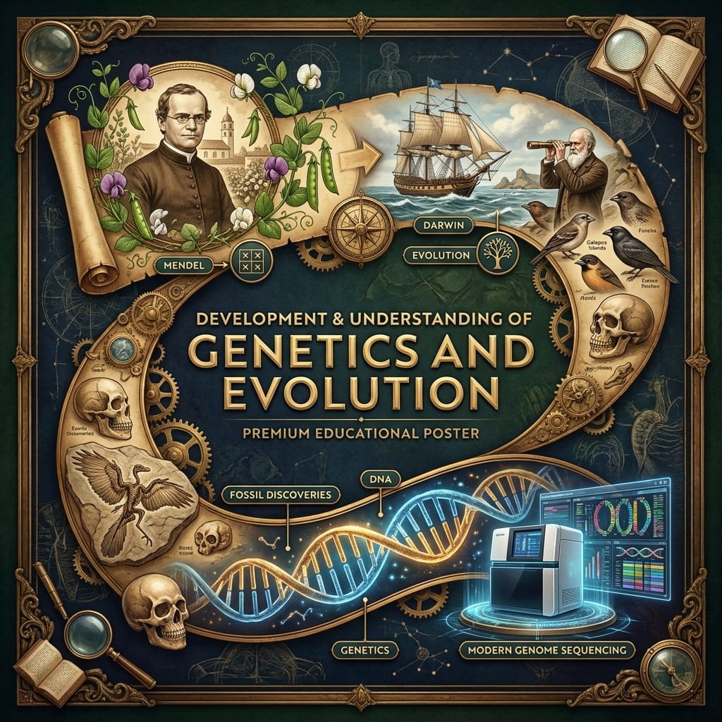 Development and Understanding of Genetics and Evolution